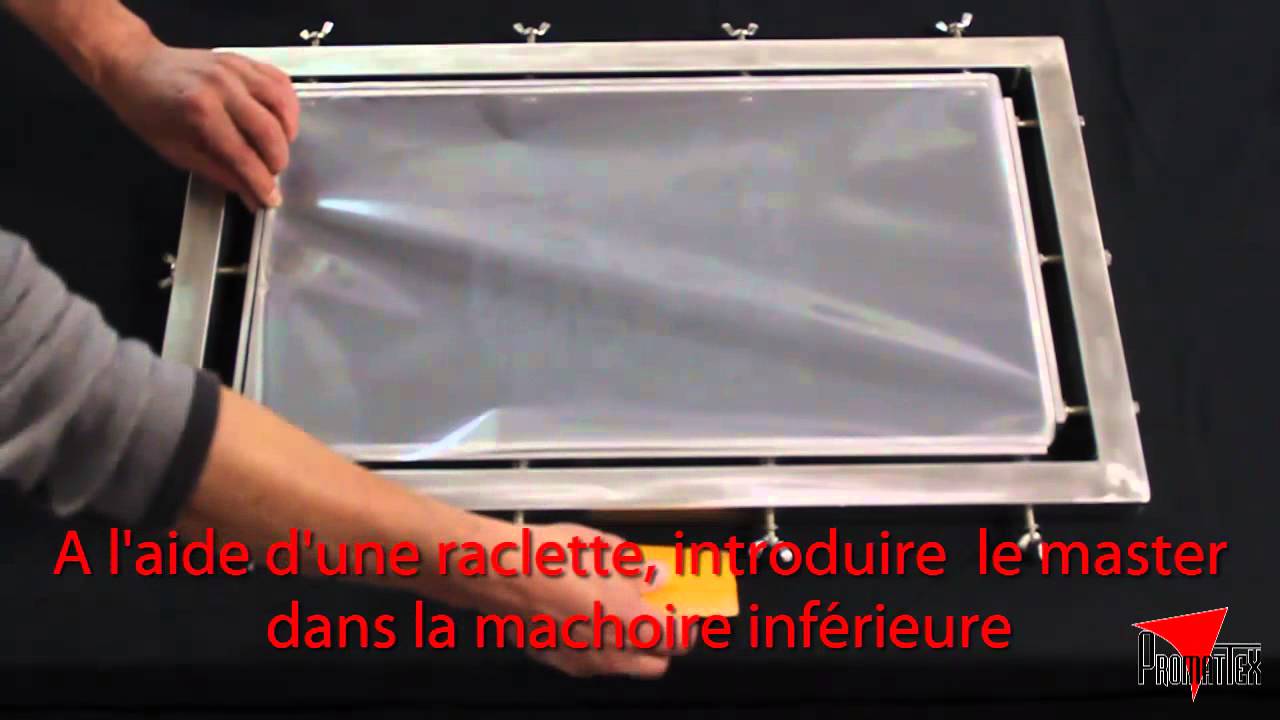 Montage du cadre auto-tendeur