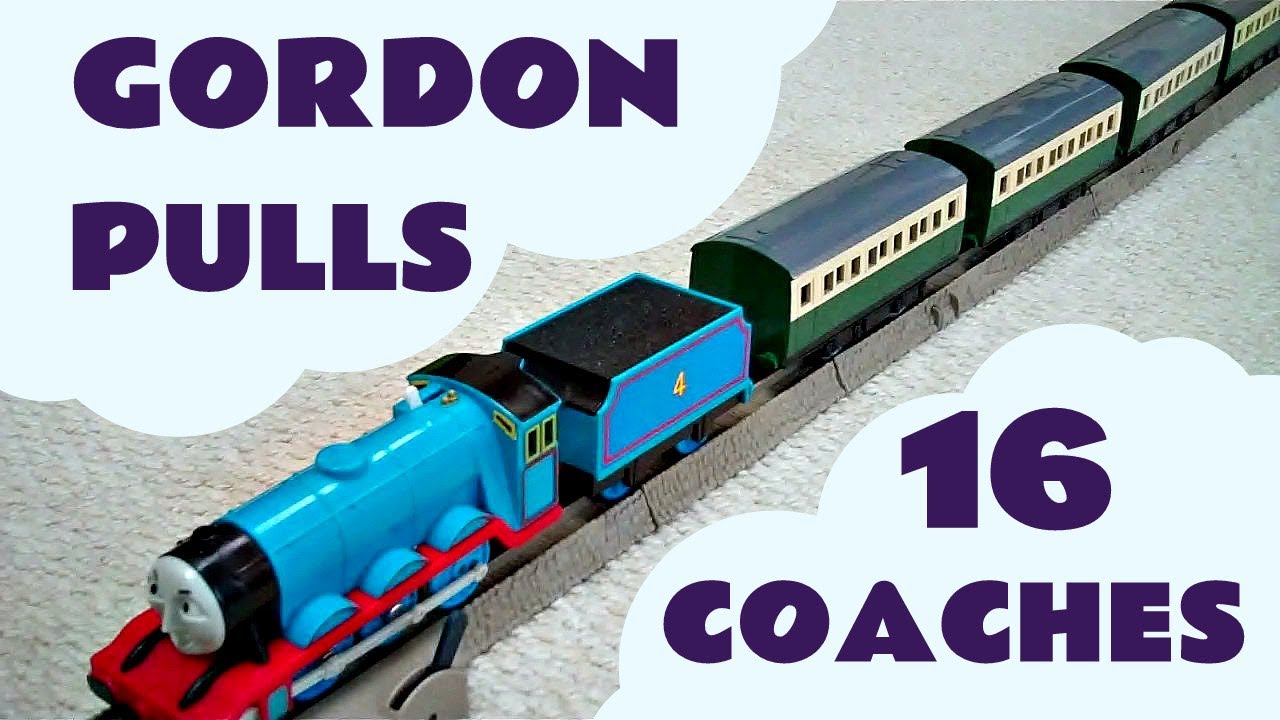 Trackmaster Thomas поезд GORDON тянет 16 экспресс-тренеров детский комплект игрушек