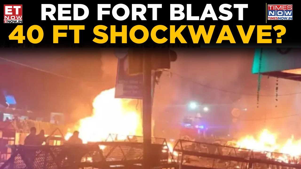 Red Fort Explosion: CCTV Reveals Brutal Shockwave | Was The Ground Hit 40 Ft Deep? | Breaking News