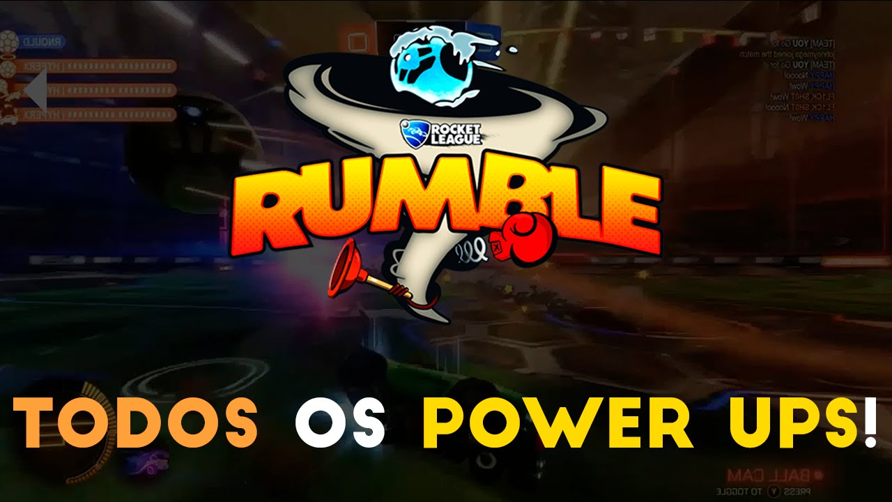 Rocket League - TODOS os Power Ups do modo Rixa!