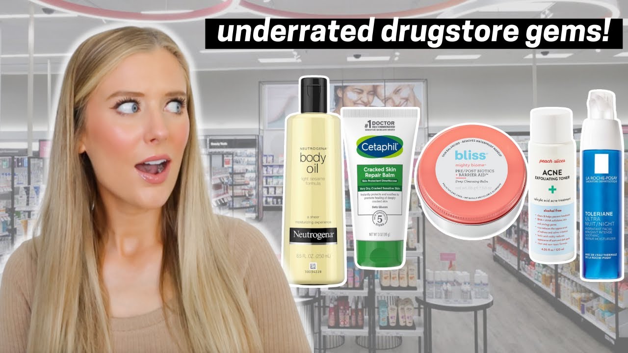 Underrated Drugstore Skincare Products!