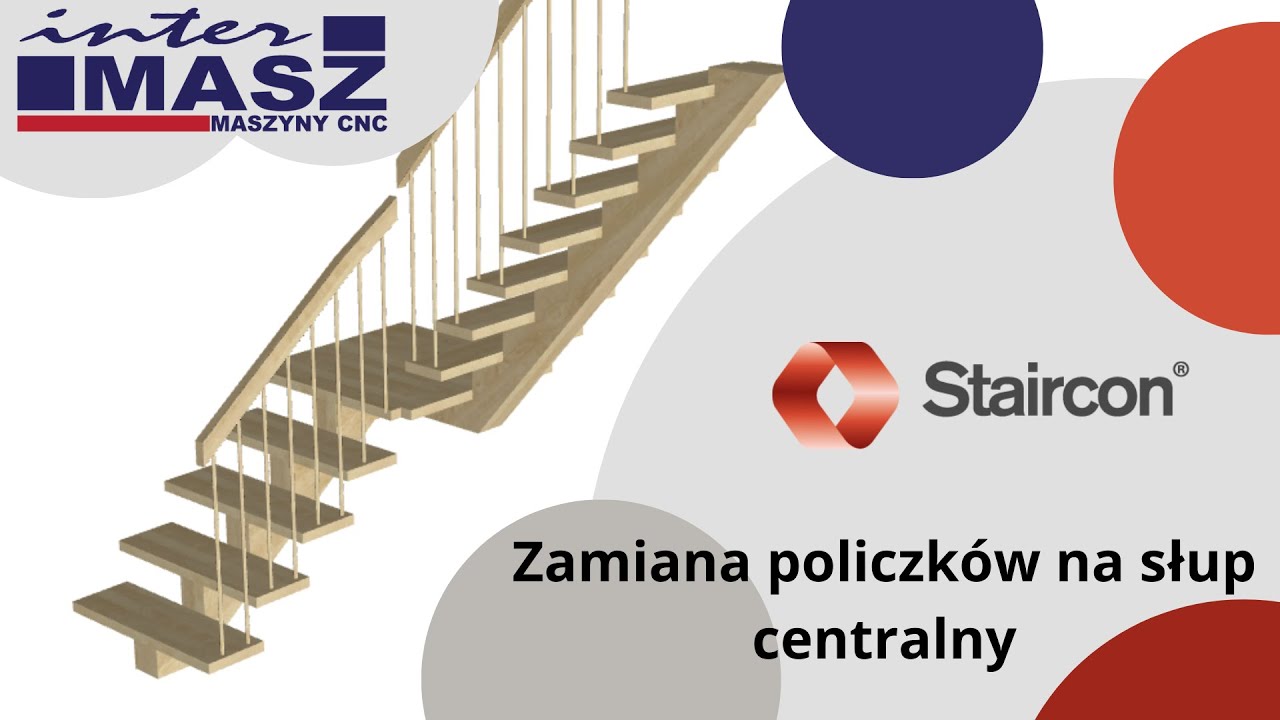 interMASZ: Staircon - Produkcja schodów na belce centralnej.