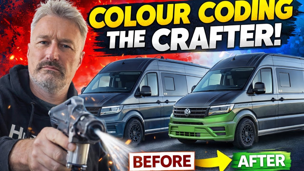 Цветовая маркировка бамперов моего VW Crafter