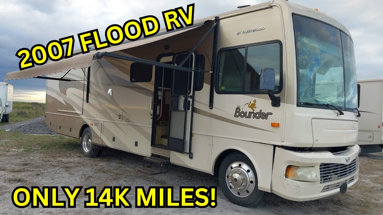 WE WON 2 FLOOD RVS BUT ONLY ONE WILL MAKE IT BACK TO THE SHOP