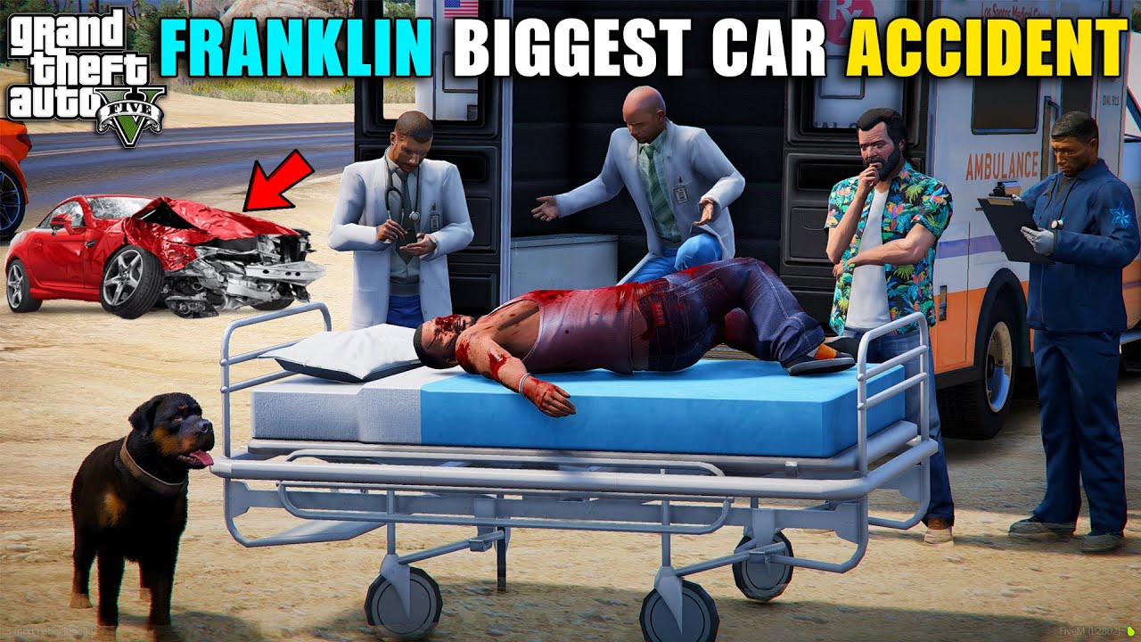 FRANKLIN BIGGEST CAR ACCIDENT | AKSHU GAMING