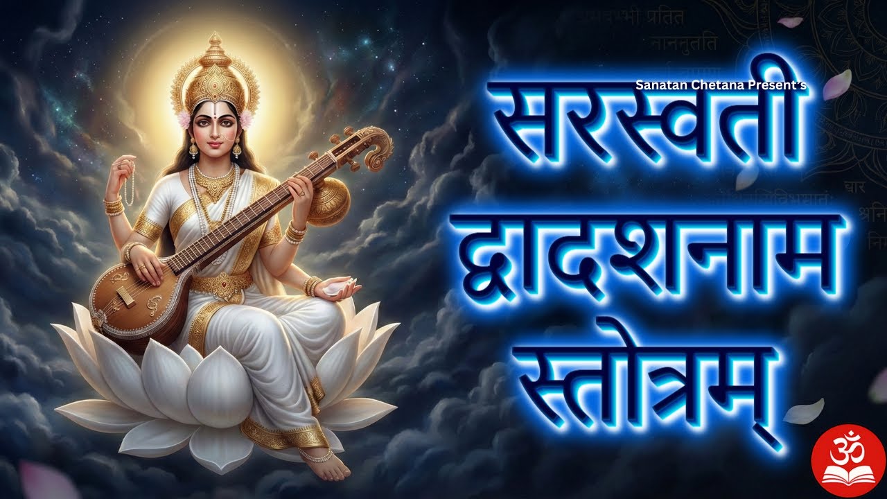 Saraswati Dwadasha Nama Stotram | सरस्वती द्वादश नाम | Powerful Mantra for Memory & Exams