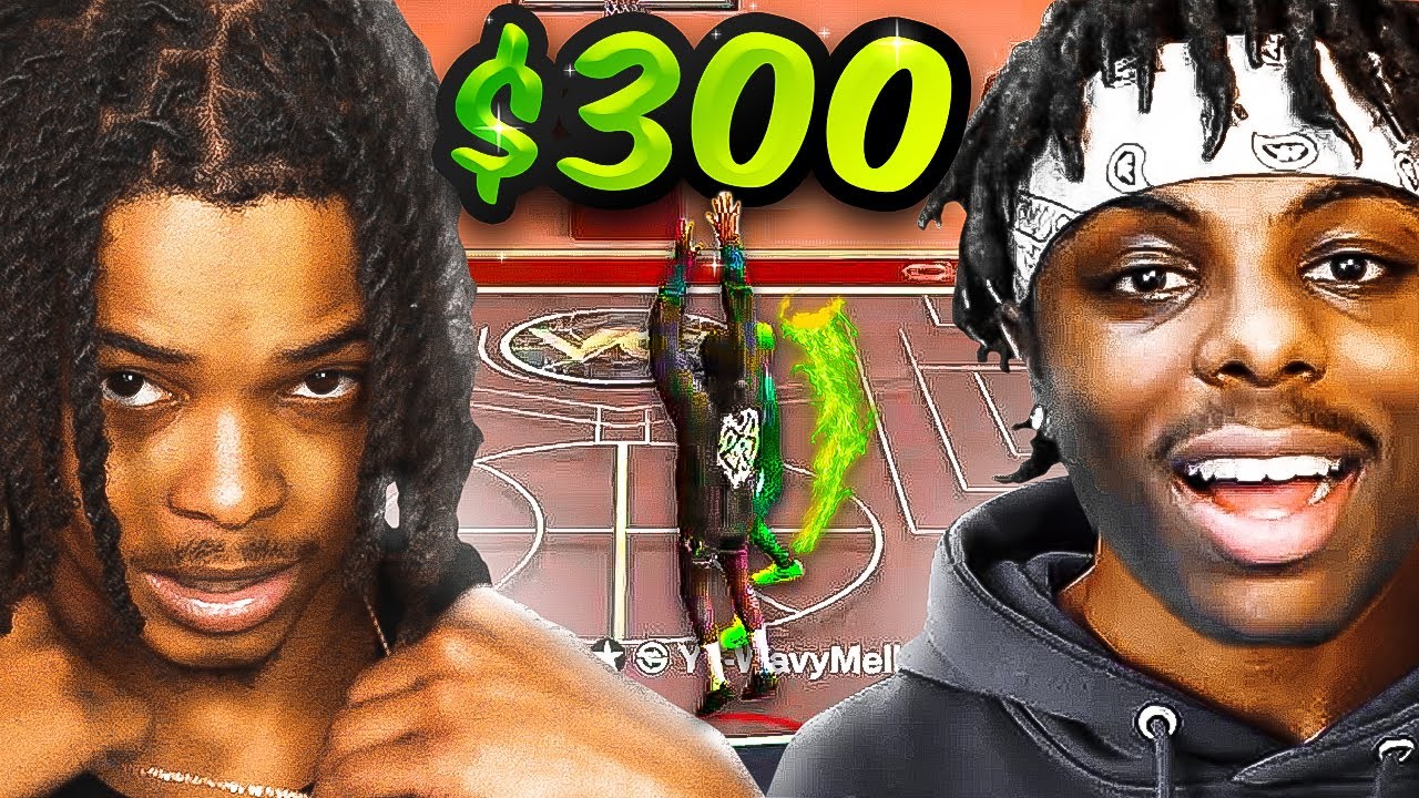 Ставка DNELL против WAVY MELLO $300 на матч 2 на 2 в NBA 2K24!