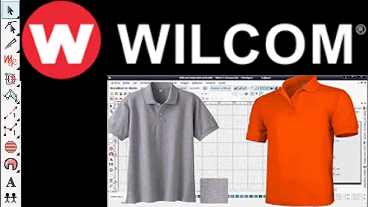 Wilcom Curso completo, Texto para camisas polo