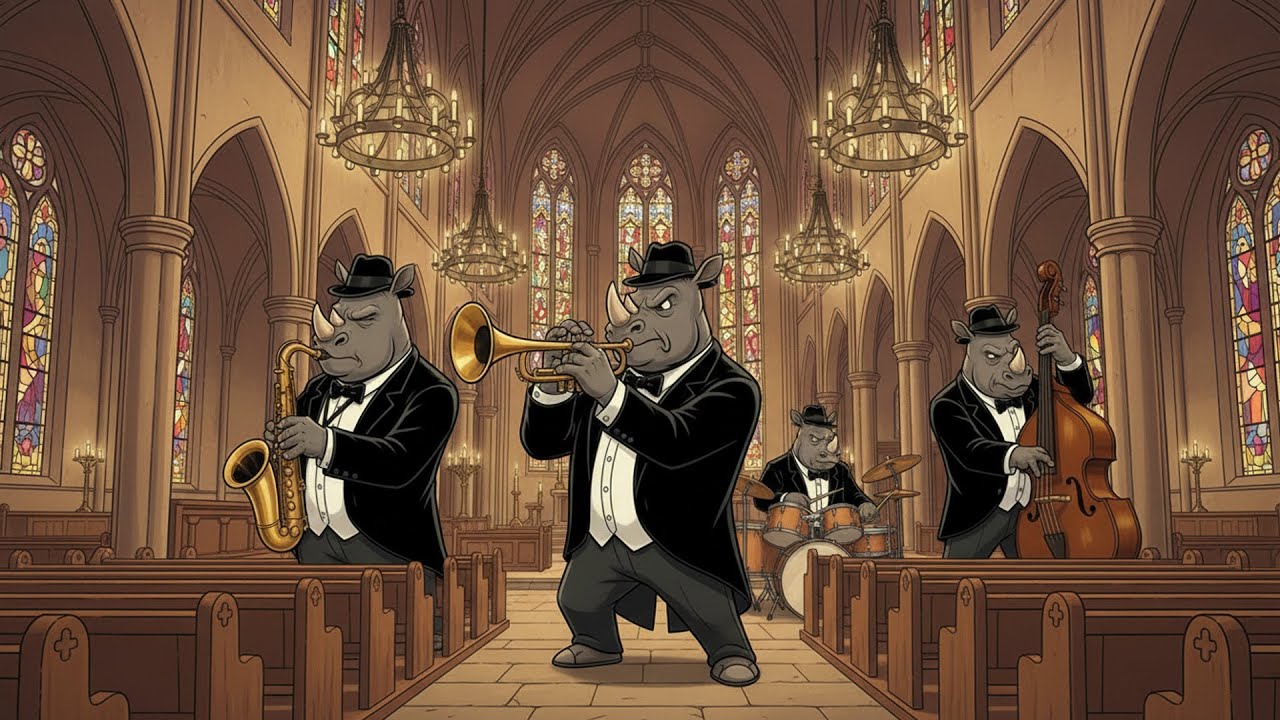 Sacred Jazz Session 🕯️🎷 | Rhino Jazz Band Performing Inside a Cathedral