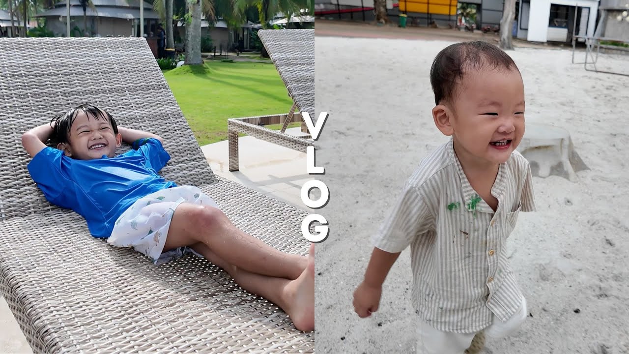 BOCIL KALO UDAH KETEMU PANTAI GAK BISA BERENTI!