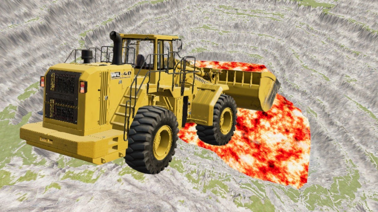 BeamNG.Drive #9 Leap Of Death Car Jumps and Falls Crashes