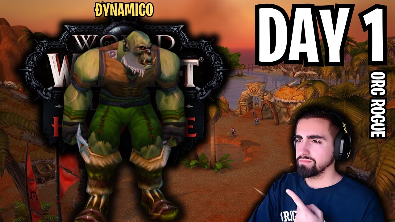 I Started One of the Best DPS Classes | Day 1 Orc Rogue