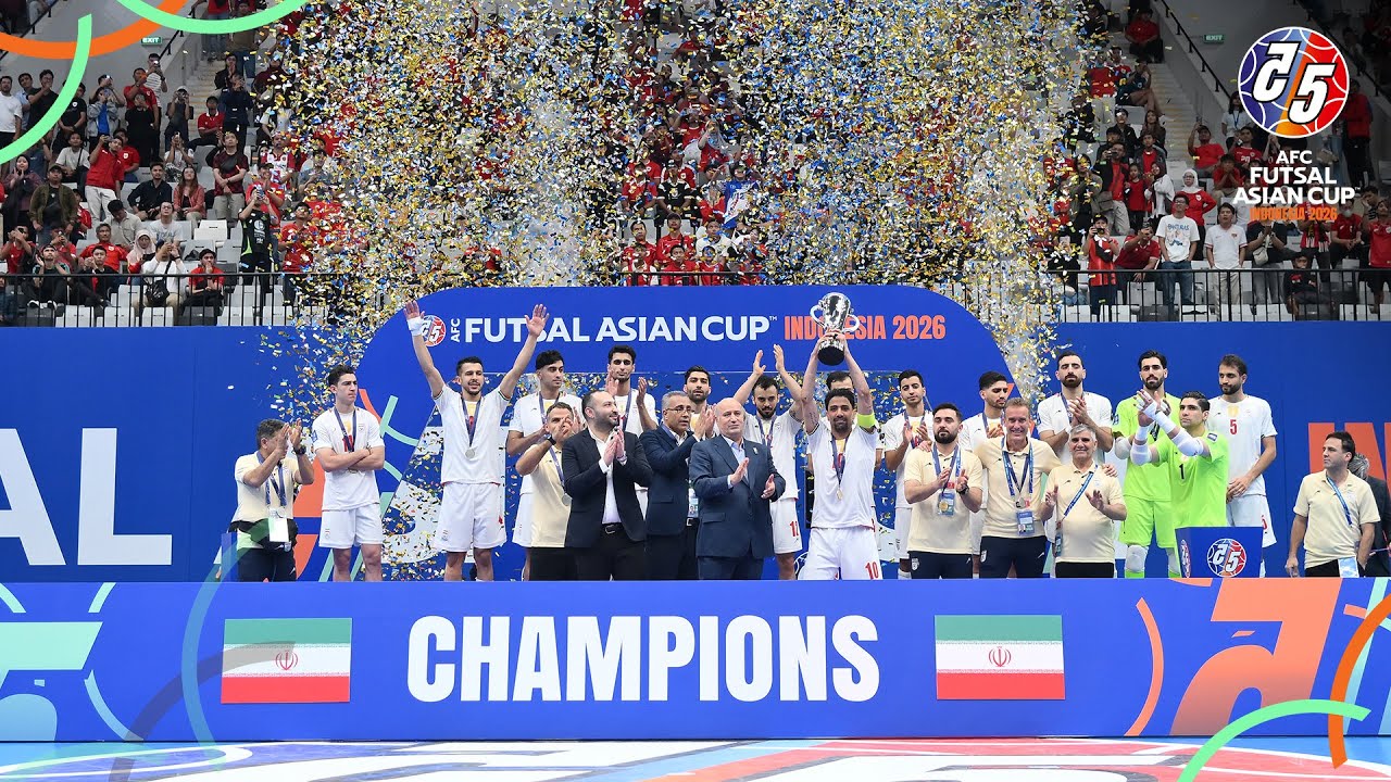14th times #ACFutsal2026 champions - IR Iran