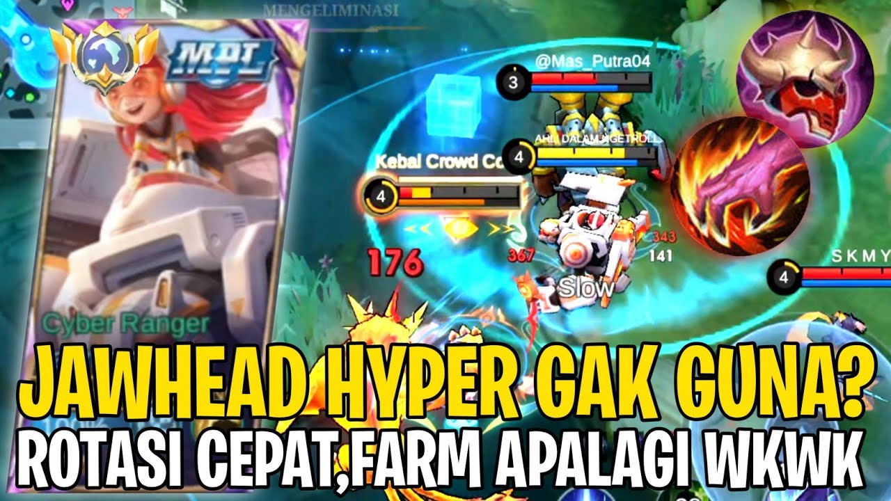 Easy Kill🔥Jawhead Hyper Dikira Gak Sakit - Top Global Jawhead Gameplay - Mlbb