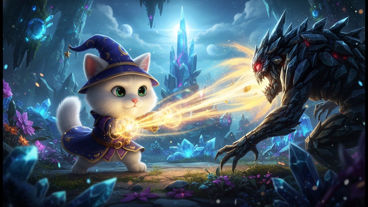 🔥🐱 Oliver's Brave Journey ✨⚔️ | Cat Story 🌈💫 – The Magic Cat World 🌟