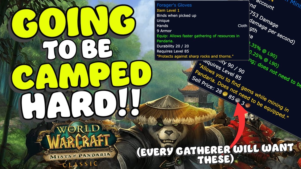Gathering gets better with MoP - What do you need to know?