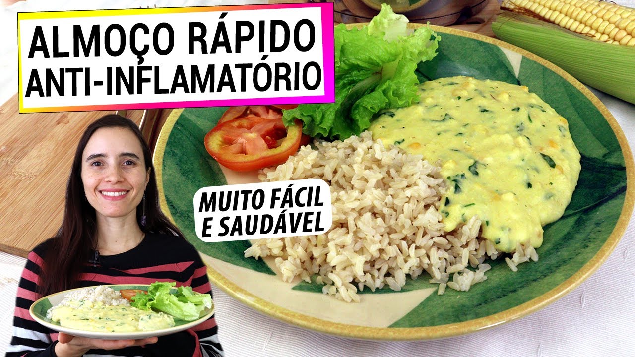 ALMOÇO e JANTA FÁCIL ANTI-INFLAMATÓRIO! CREME DE MILHO DE UM JEITO ÚNICO!