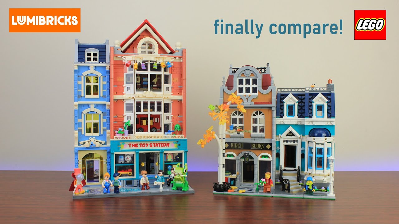 Лучшая альтернатива? Книжный магазин Lego против магазина игрушек Lumibricks