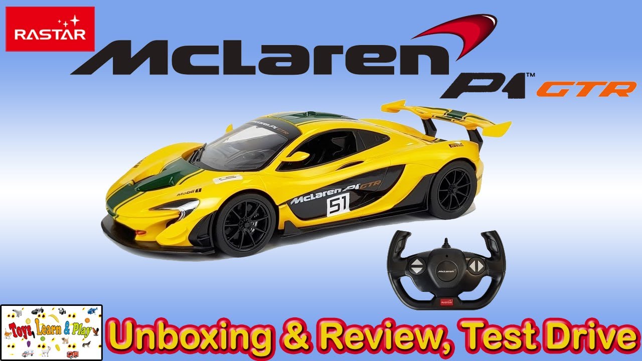 Rastar McLaren P1 GTR Remote Control Car, Unboxing & Review, Test Drive