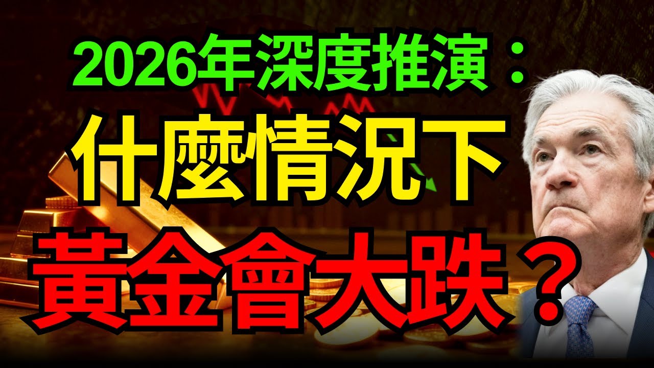 新年暴擊！木頭姐拋出恐怖預言：黃金將暴跌63%？2026年深度推演：什麼情況下黃金會大跌？#黃金 #白銀 #木頭姐