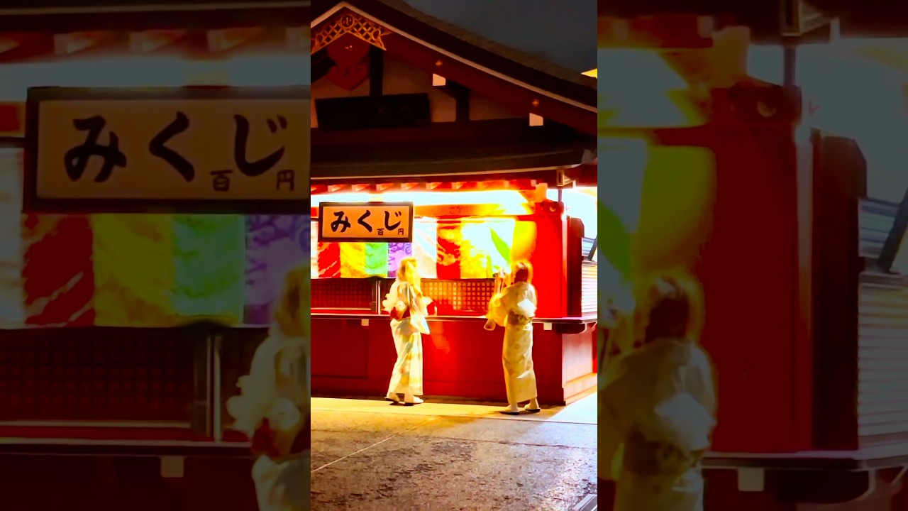 Old Film Look – Walking Through Asakusa Temple at Night 