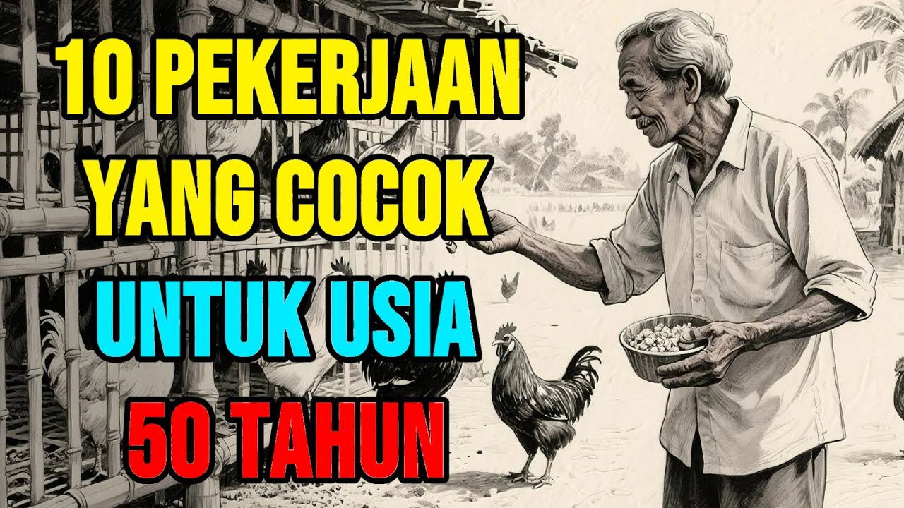 10 Pekerjaan yang Pas untuk Usia 50 Tahun | Ringan dan Sederhana