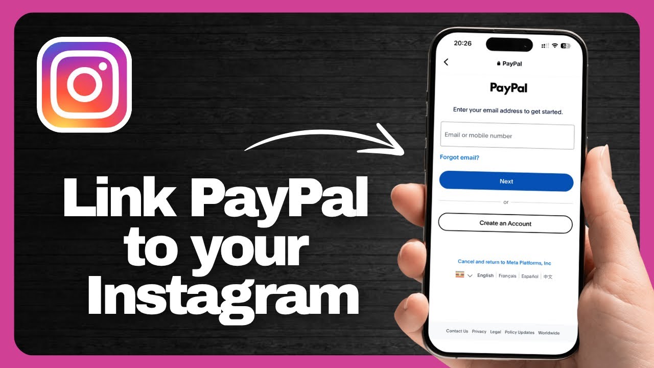 How to Link PayPal to your Instagram Account