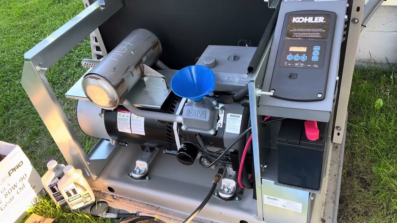 Kohler 14kw Generator - DIY Oil change and filter