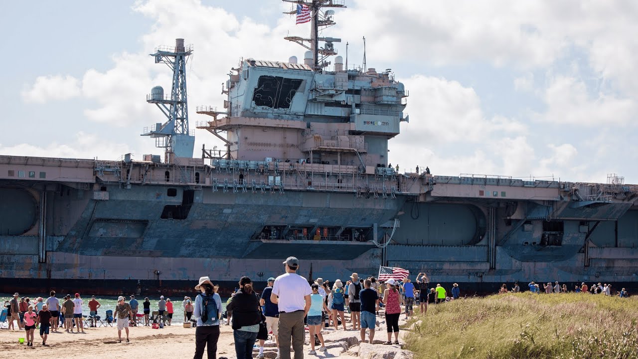 Honoring a Legacy USS John F. Kennedy Makes Final Voyage to Port of Brownsville