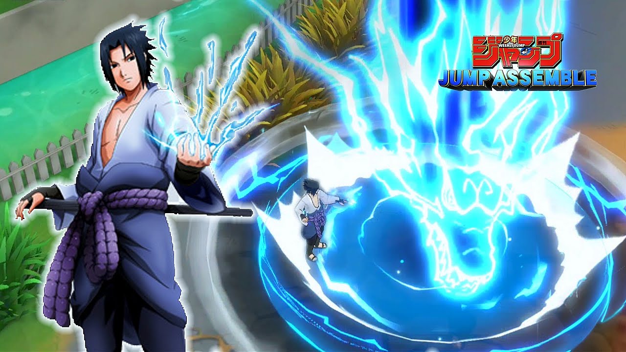 Sasuke Uchiha Gameplay - JUMP: Assemble (ENG)