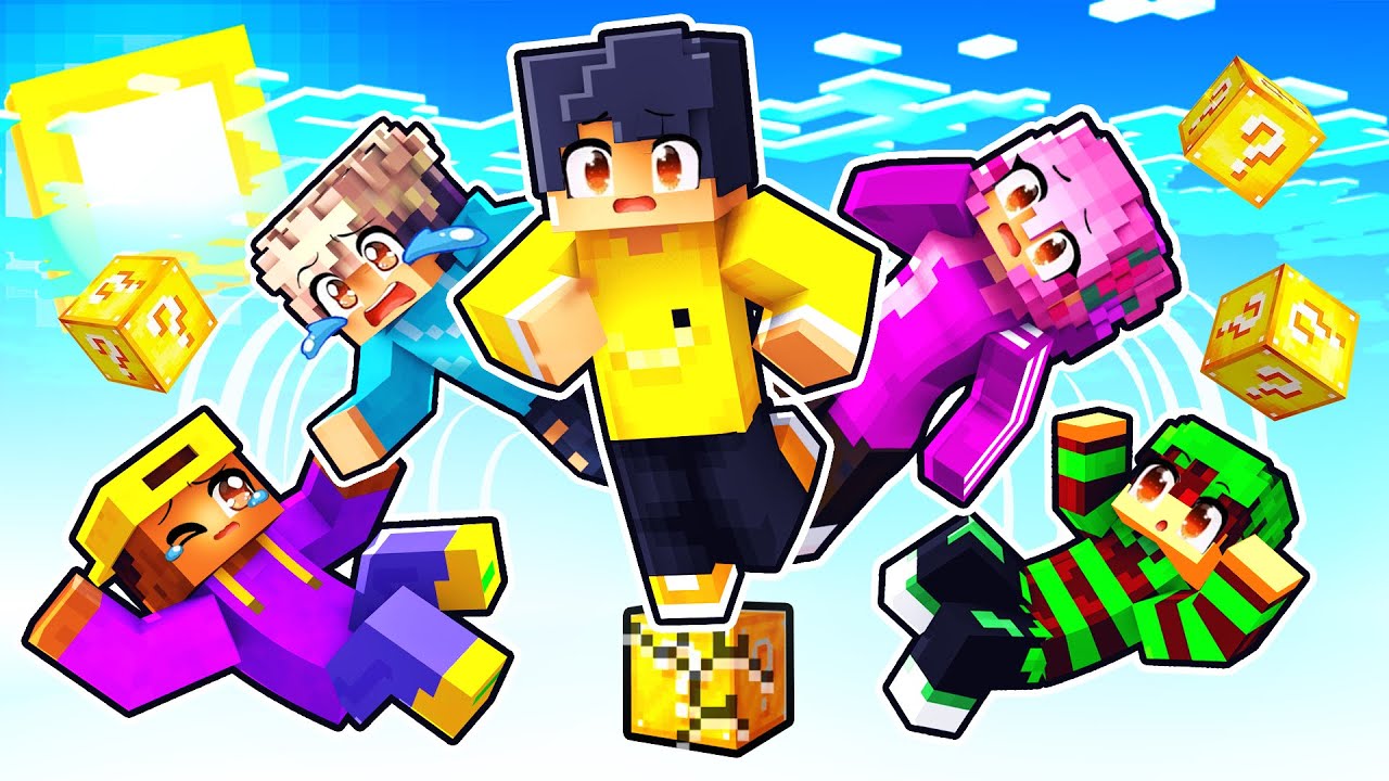 Mit MEINEN FREUNDEN 999 TAGE auf LUCKY ONE BOCK ÜBERLEBEN in Minecraft!