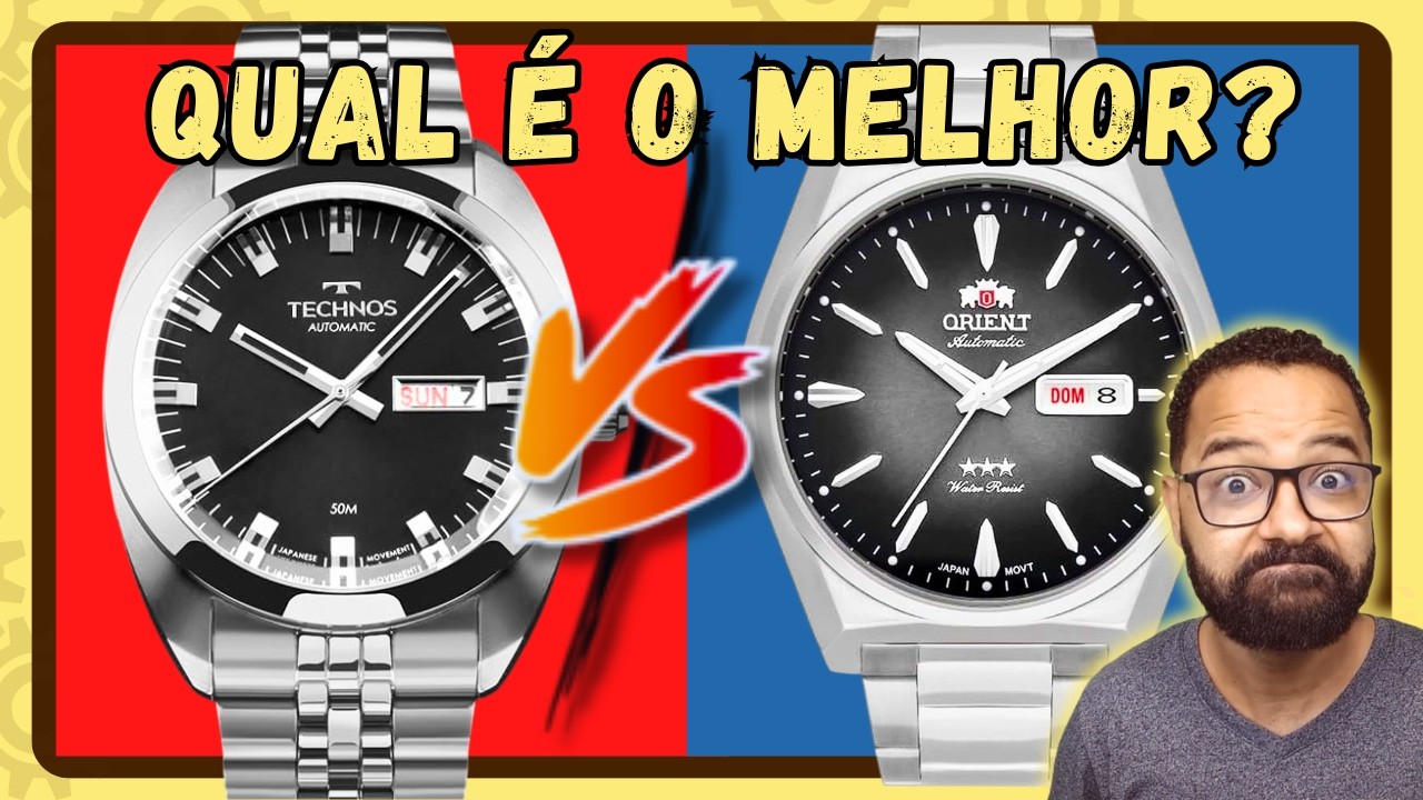 Qual é melhor Orient com F4902 ou Technos com Miyota 8205 Avaliação Técnica Ezequias Relojoeiro