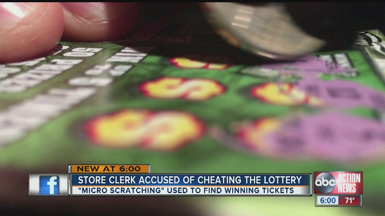 Store clerk accused of cheating the lottery