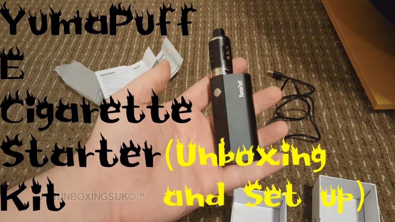 Стартовый набор для электронной сигареты YumaPuff (распаковка и настройка)