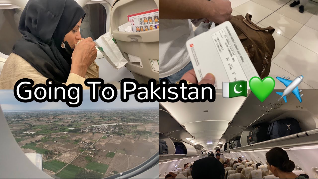 Pakistan Jaane Ka Safar 🇵🇰 | Traveling To Pakistan After 3 years 💚 | Samina Asif