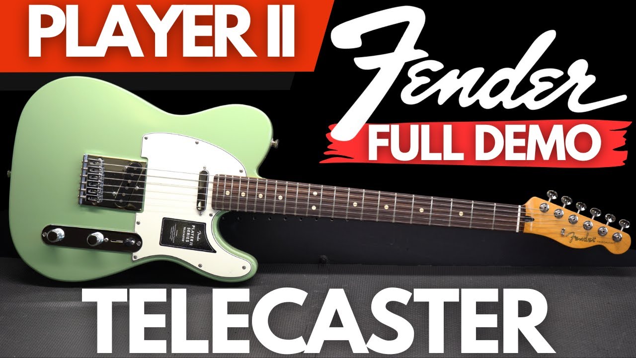 Fender Player II TELECASTER Rosewood ПОЛНАЯ ДЕМО