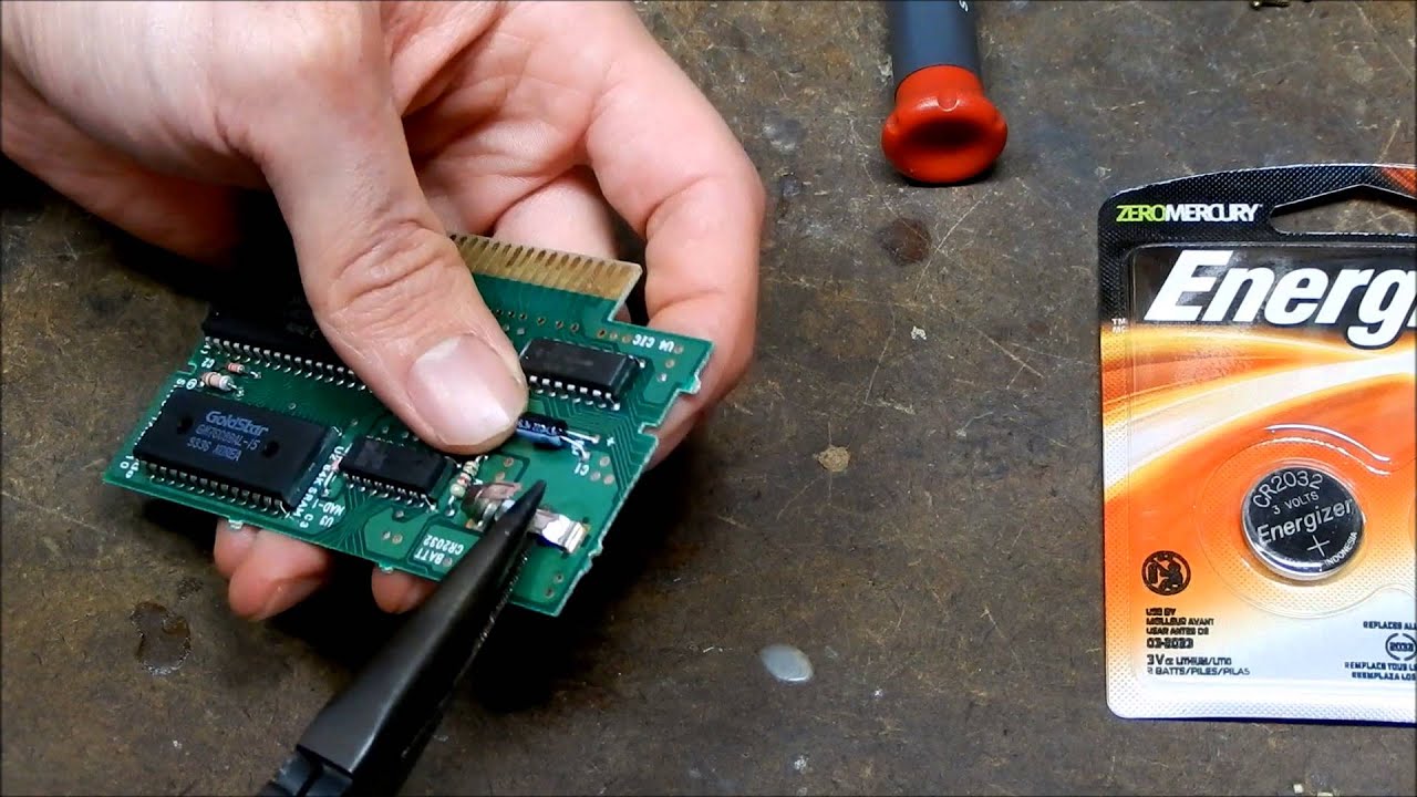 Save Battery Replacement for SNES Games