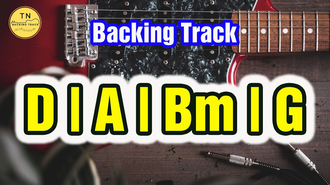 Hard Rock Backing Track D Major | D A Bm G | 150 BPM | TN Guitar Backing Track