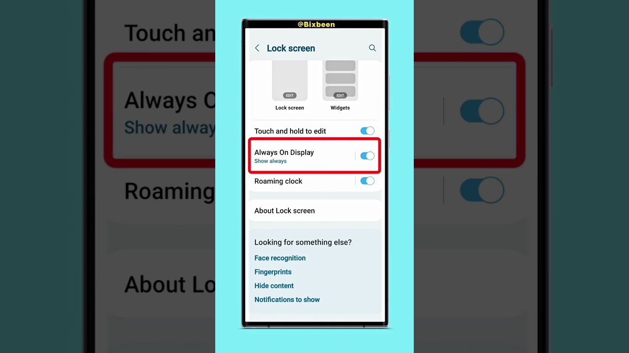 Add a Calendar 📆 to Samsung always on display #shorts