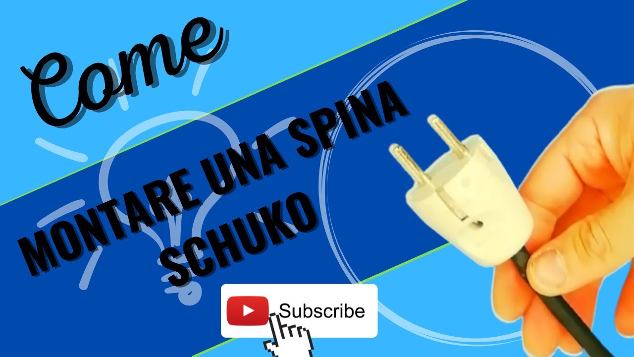 Come montare una spina elettrica schuko in 5 minuti