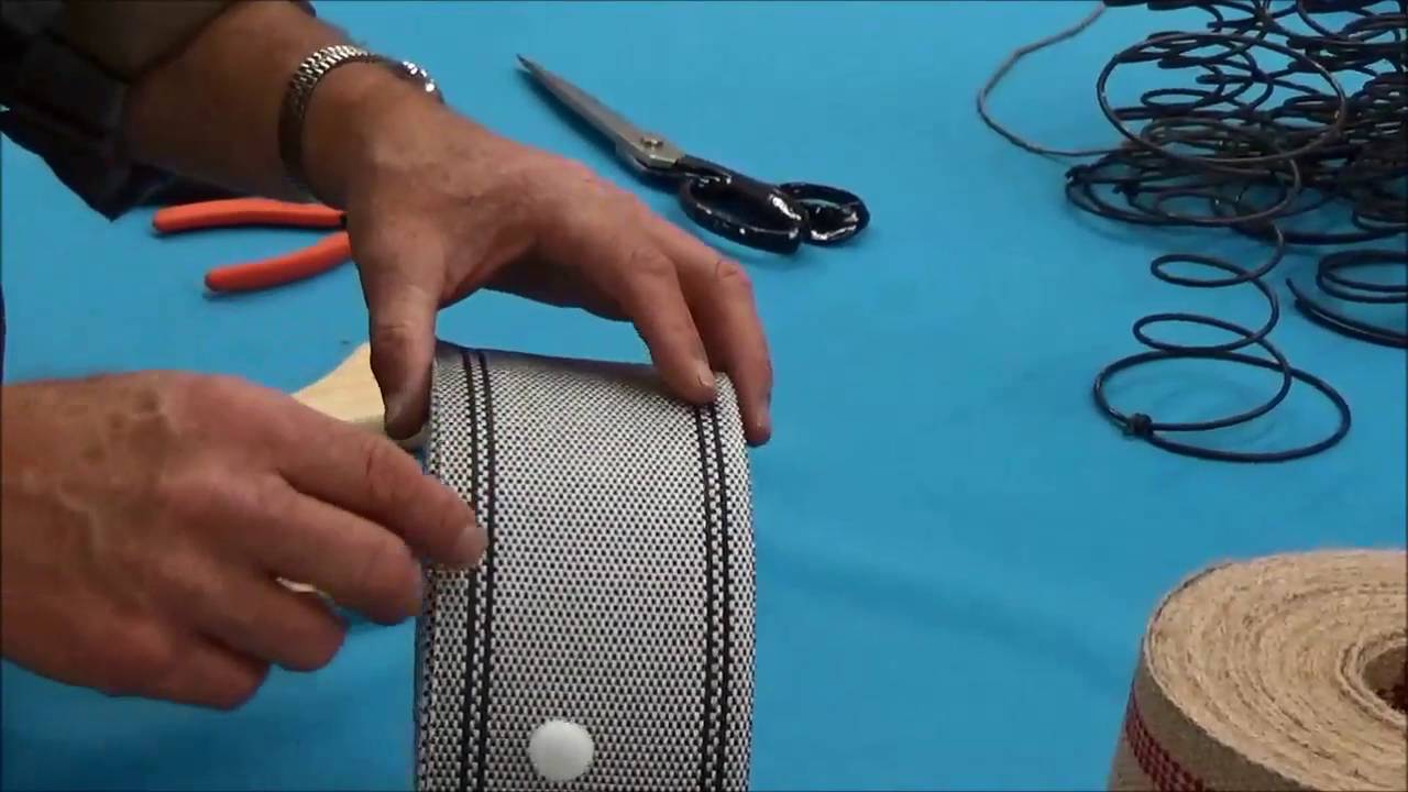 Upholstery Basics: Using Webbing in Upholstery, Part I: Overview