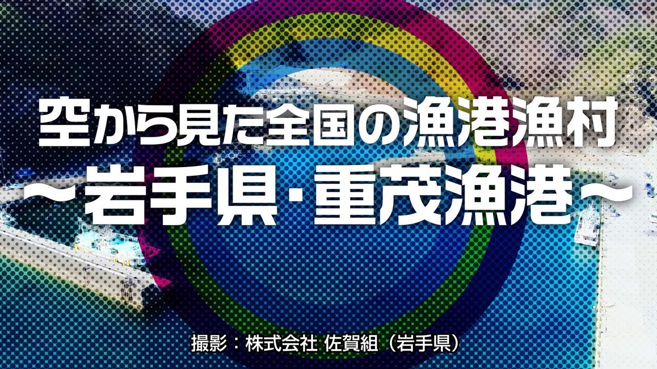 空から漁港漁村を見てみよう～岩手県　重茂漁港～