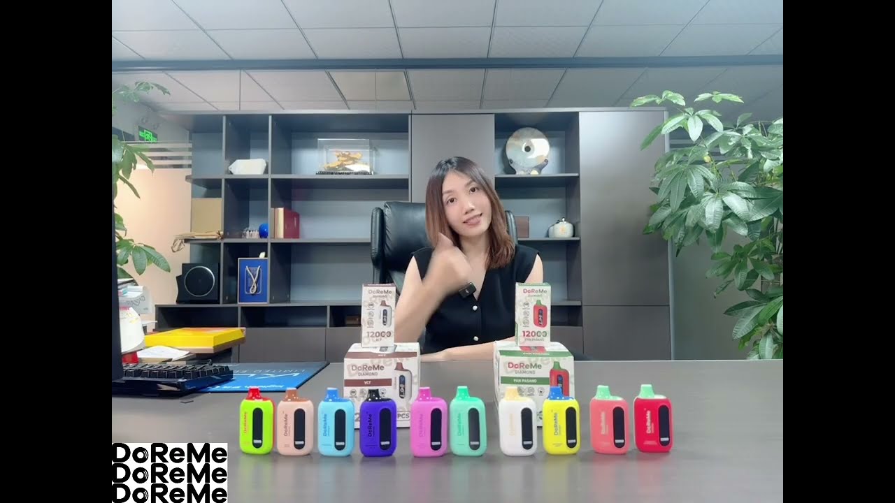 DoReMe vape brand and Diamond 12000 puffs disposable vape introduction