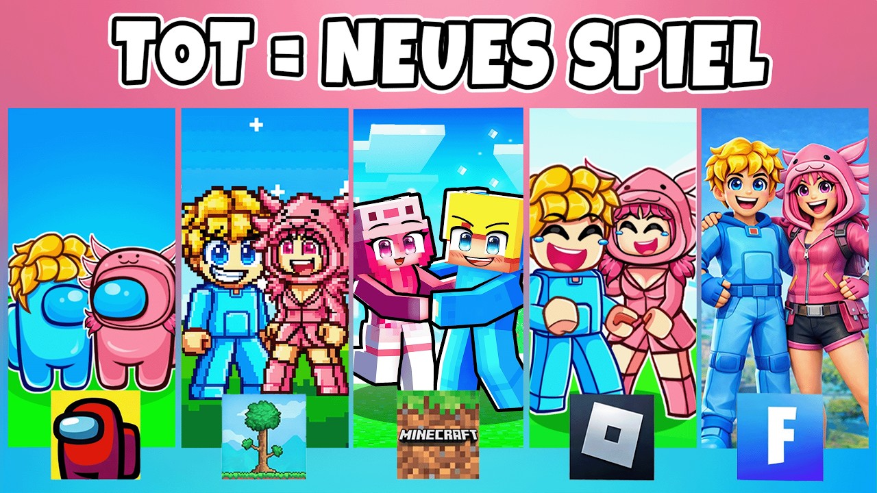 Minecraft, aber wenn ich STERBE, wechsle ich das Spiel!