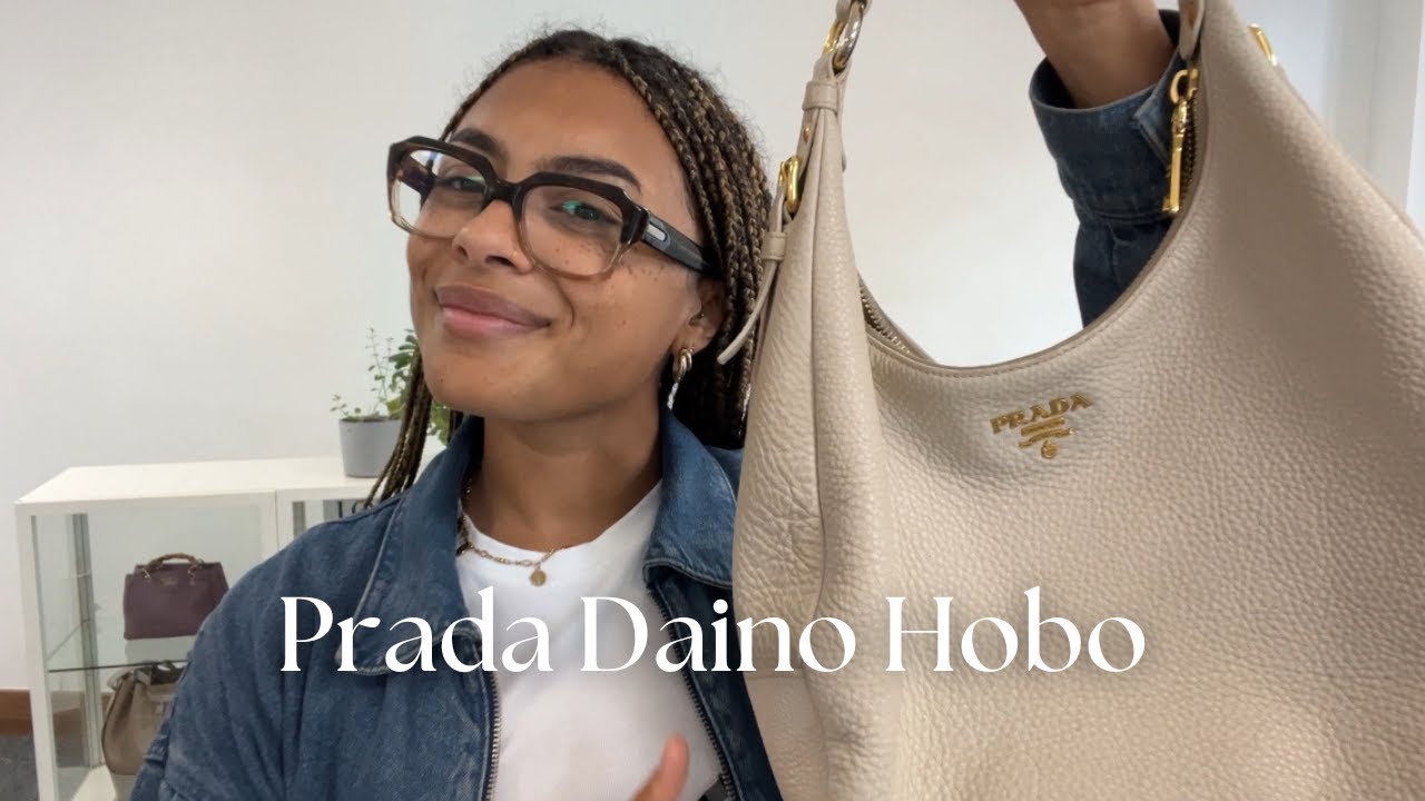 Обзор Prada Vitello Daino Hobo