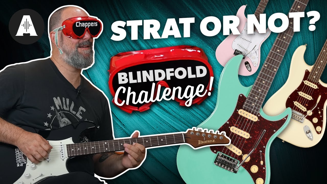 Can Chappers Hear the Real Fender Strat?! Blindfold Challenge!
