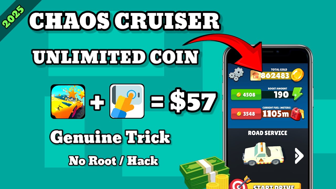 HOW TO COMPLETE 💯 TOROX TASK || CHAOS CRUISER GAME 🎯 GENUINE TRICK || 1000 M IN CHAOS CRUISER GAME