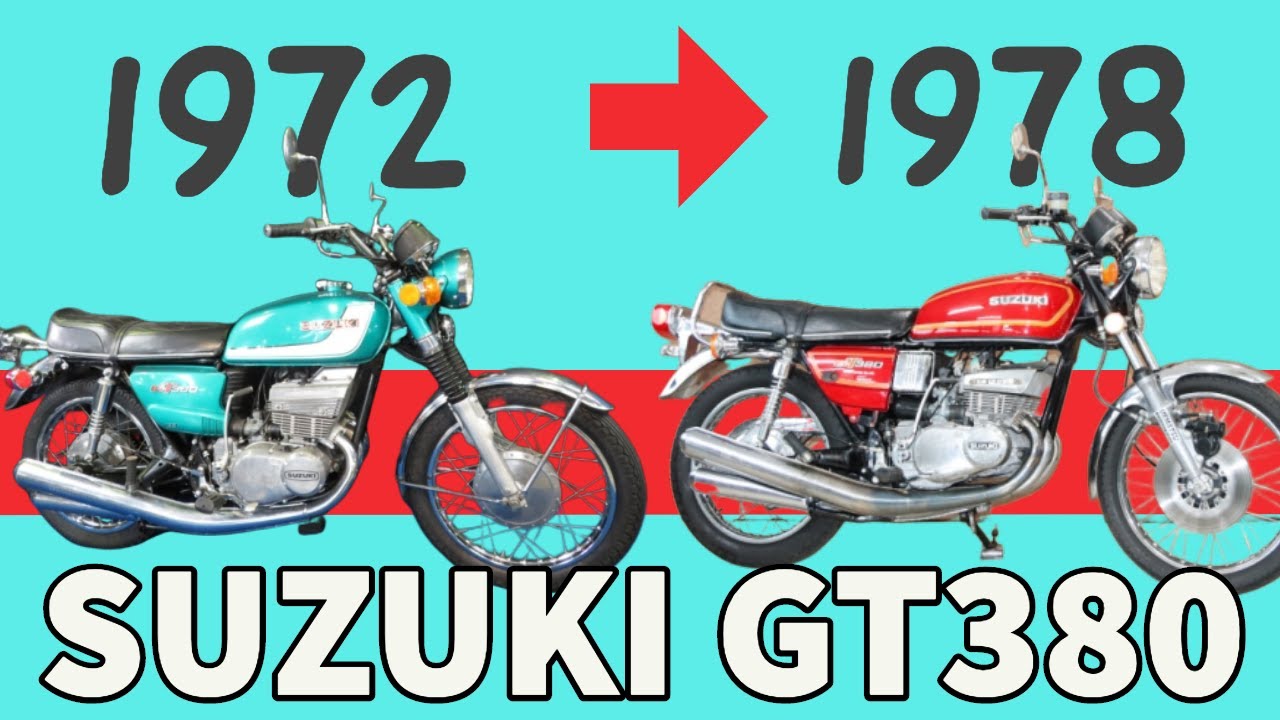 【SUZUKI・GT380】初期型と最終型を並べてみたら・・・【車両紹介】