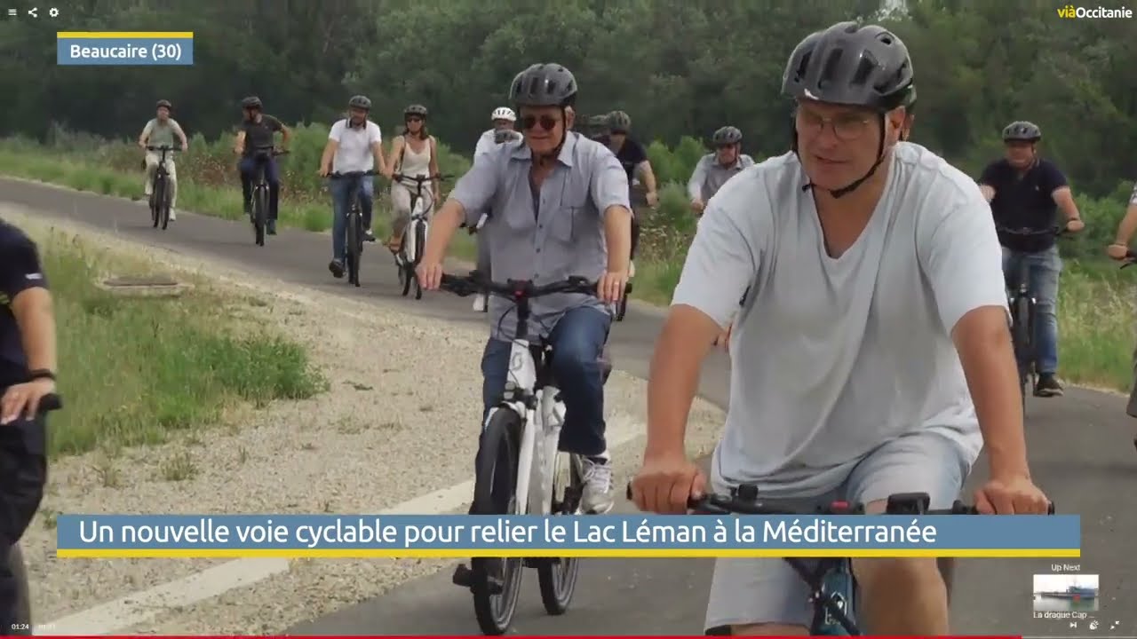 ViaRhona : la piste cyclable entre Beaucaire et Fourques inaugur&eacute;e par la CCBTA et ses partenaires