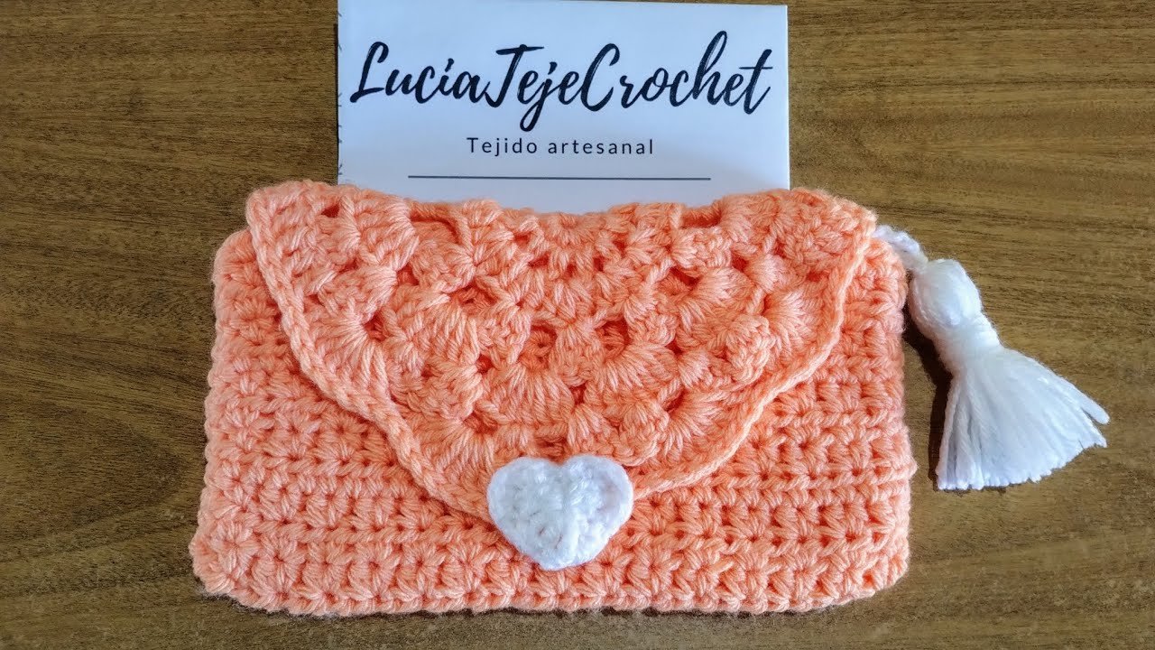 No te pierdas el final Clutch / monedero 👛 crochet parte 2/2